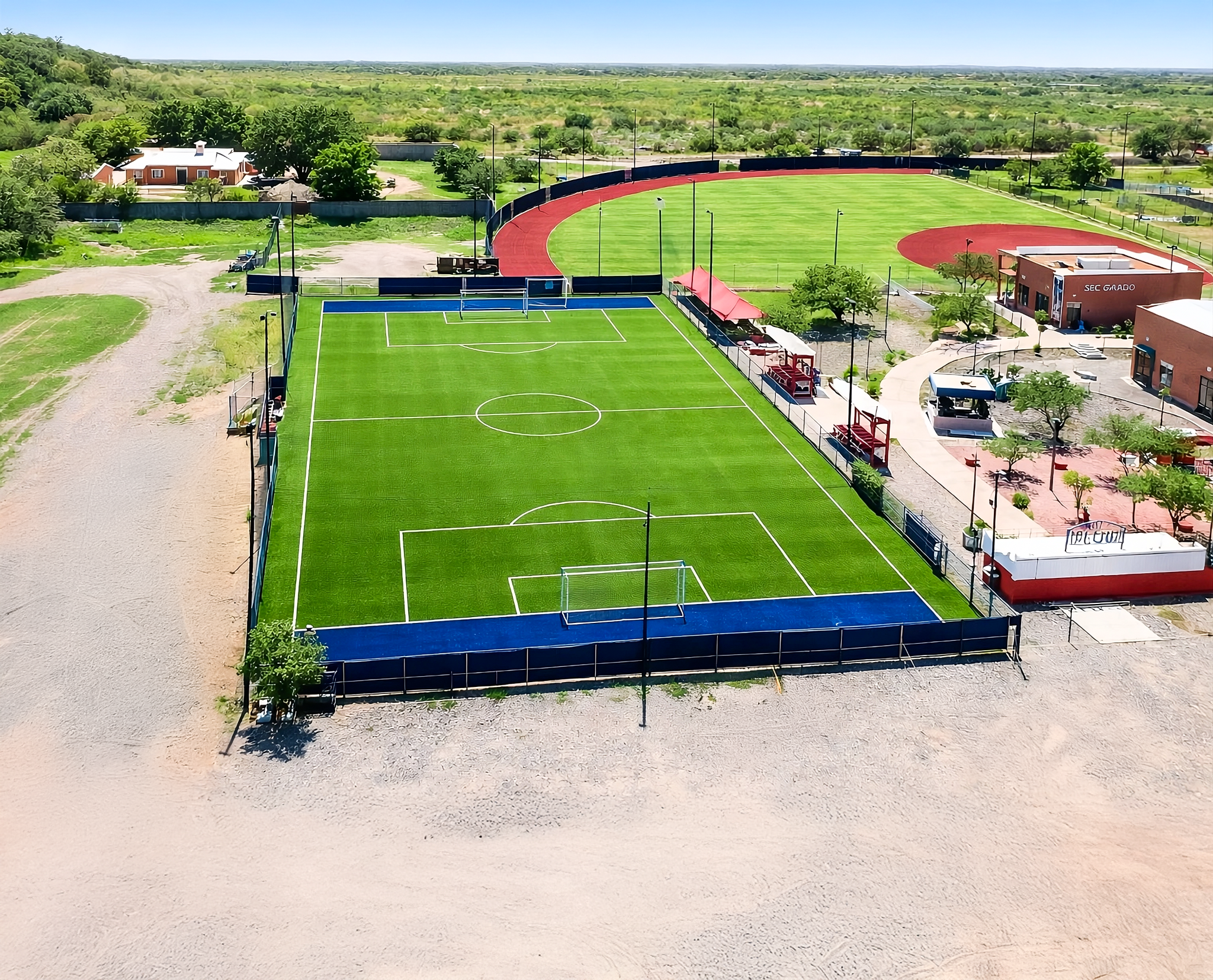 Cancha de fútbol exterior